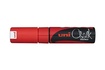 Papírenské zboží - Kreidemarker „PWE-8K“, fluoreszierend rot, 8 mm, UNI