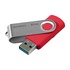 Papírenské zboží - Goodram USB flash disk, USB 3.0 (3.2 Gen 1), 32GB, UTS3, rot, UTS3-0320R0R11, USB A, mit einer drehbaren Kappe