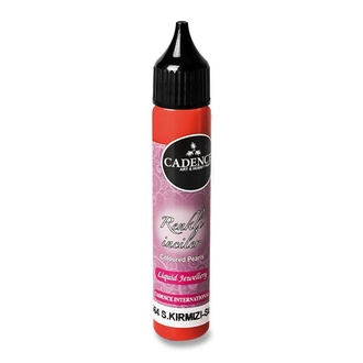 Papírenské zboží - Tekuté perly Cadence 25 ml, červená