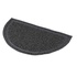 Papírenské zboží - Halbrunde PVC-Matte grau für WC 41 x 25 cm