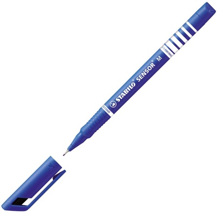 Papírenské zboží - Liner STABILO SENSOR - medium - modrá [1 ks]