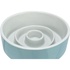 Papírenské zboží - Keramiknapf zum langsamen Füttern, Kreise, graublau 0,45 l/ o 14 cm