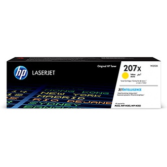 Papírenské zboží - HP originální toner W2212X, yellow, 2450str., HP 207X, HP Color LaserJet Pro M255, MFP M2