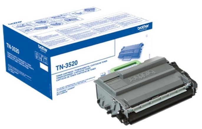 Papírenské zboží - TN3520 Toner pro HL-L6400DW, MFC-L6900DW tiskárny, BROTHER Černá, 20 tis.stan