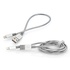 Papírenské zboží - USB Kabel (2.0), USB A M - Apple Lightning M, 1 + 1.3m, silbern, Verbatim, Box, 48873, 2Stk (1x100cm + 1x30cm)