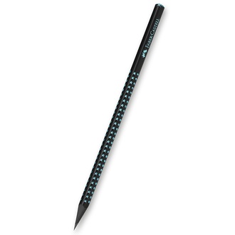 Papírenské zboží - Grafitová tužka Faber-Castell Sparkle Midnight Ocean tvrdost B