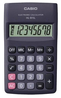 Papírenské zboží - Kalkulačka kapesní, 8místný displej, CASIO "HL-815"