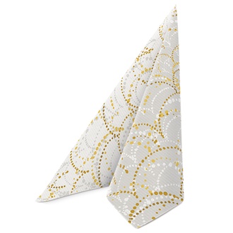 Papírenské zboží - Ubrousky PAW AIRLAID 40x40 cm Reverse Festive garland [50 ks]