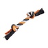 Papírenské zboží - Baumwolle HipHop Knoten 2 Dochte, grau - dunkelgrau, orange 20cm, 55g
