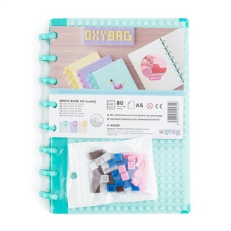 Papírenské zboží - Blok A5 Brick blok modrý