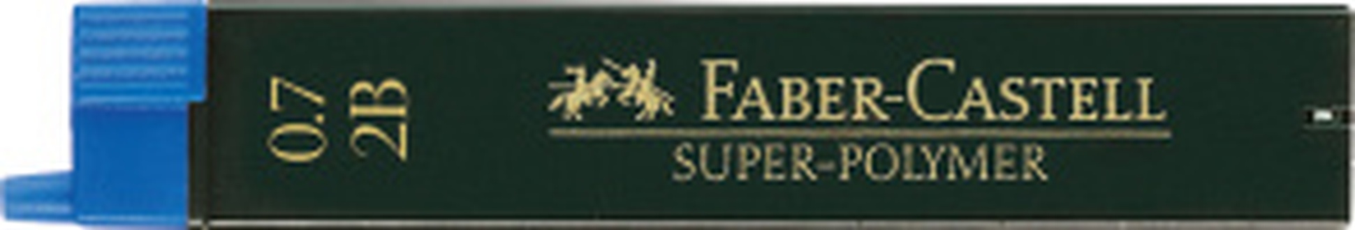 Papírenské zboží - Grafitové tuhy Superpolymer 0.7mm 2B Faber Castell 120702