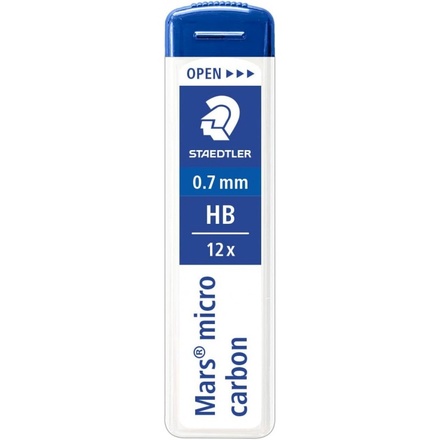Papírenské zboží - Grafitová tuha do mikrotužky "Mars Micro", HB, 0,7mm, STAEDTLER