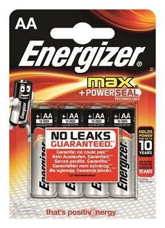 Papírenské zboží - Batterie, AAA (mikrotužková), 4 ks, ENERGIZER "Max"