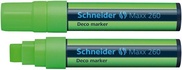 Papírenské zboží - Kreidemarker Maxx 260, hellgrün, 2-15mm, flüssig, SCHNEIDER