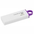 Papírenské zboží - Kingston USB flash disk, USB 3.0 (3.2 Gen 1), 64GB, Data Traveler DTI-G4, weiss, DTIG4/64GB, USB A, mit einer Kappe