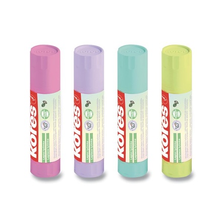 Papírenské zboží - Lepicí tyčinka Kores Pastel 20 g