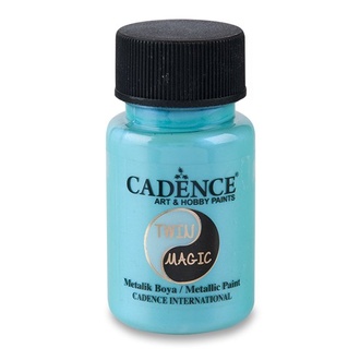 Papírenské zboží - Metalická barva Cadence Twin Magic modrá/zel.