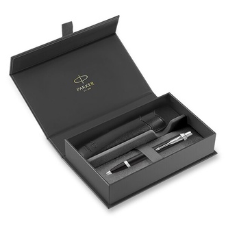 Papírenské zboží - Parker IM Essential Black CT sada kuličkové pero a pouzdro