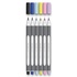 Papírenské zboží - Popisovač Schneider Paint-it 070 Brush sada, 6 ks, pastelové barvy