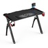 Papírenské zboží - ULTRADESK Spieltisch INVADER - BLACK, 120x64 cm, 75 cm
