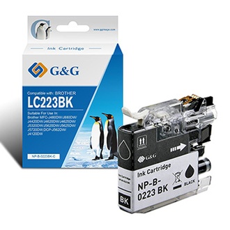 Papírenské zboží - G&G kompatibilní ink s LC223BK, black, NP-B-0223BK, pro Brother MFC-J4420DW, J4620DW, J46