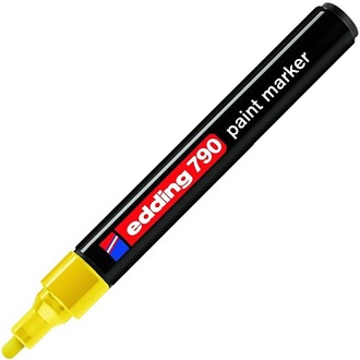 Papírenské zboží - Lakový popisovač "790", žlutá, 2-3mm, EDDING