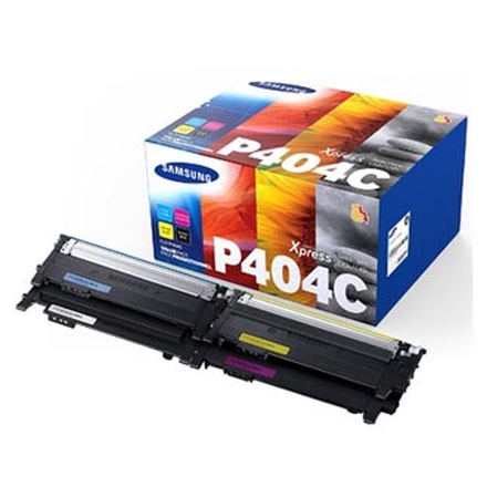 Papírenské zboží - HP originální toner SU365A, CLT-P404C, CMYK, 1500, 3*1000str., P404C, 4 pack, Samsung XPR