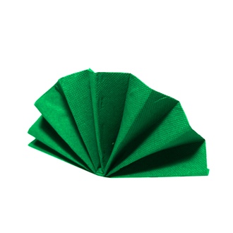 Papírenské zboží - Ubrousky DekoStar 40 x 40 cm tmavě zelené [40 ks]