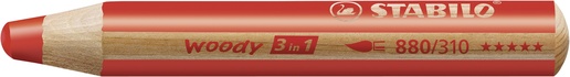 Papírenské zboží - Buntstift, Wasserlinie und Wachsstift in einem STABILO woody 3 in 1 ARTY – 10-teiliges Set + Spitzer