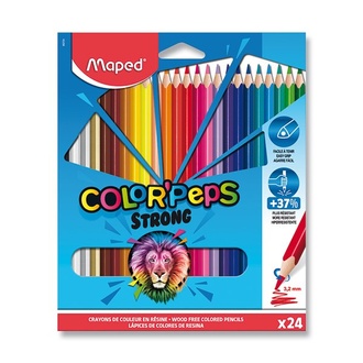 Papírenské zboží - Pastelky Maped Color'Peps Strong 24 barev