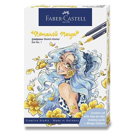 Papírenské zboží - Popisovače Faber-Castell Goldfaber Creative Romantic Manga
