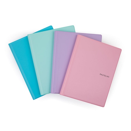 Papírenské zboží - Twin wire blok A5 plast PASTELINI assort