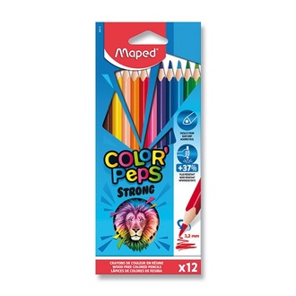 Papírenské zboží - Pastelky Maped Color'Peps Strong 12 barev