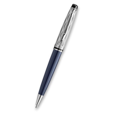 Papírenské zboží - Waterman Expert Made in France DLX Blue CT kuličková tužka