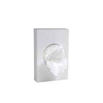 Papírenské zboží - Hygienické sáčky bílé (HDPE) 8+6 x 25 cm [30 ks]