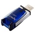 Papírenské zboží - Apacer USB flash disk OTG, USB 3.0 (3.2 Gen 1), 16GB, AH179, silbern, AP16GAH179U-1, mit einer Kappe