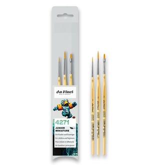 Papírenské zboží - Sada štětců da Vinci Junior Synthetics souprava, 3 ks