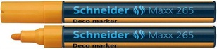 Papírenské zboží - Kreidemarker Maxx 265, orange, 2-3mm, flüssig, SCHNEIDER