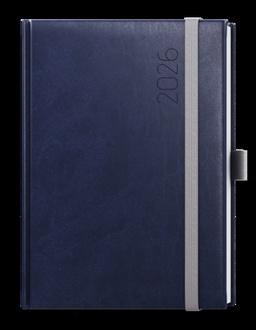 Papírenské zboží - Týdenní diář - Oskar - Reno - A5 - modrá