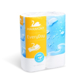 Papírenské zboží - Kuchyňská utěrka (Tissue) Harmony EveryDay 2vrstvá 50-útržků [2 ks]
