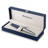 Papírenské zboží - Waterman Carene Made in France DLX Blue CT Füllfederhalter, Feder F