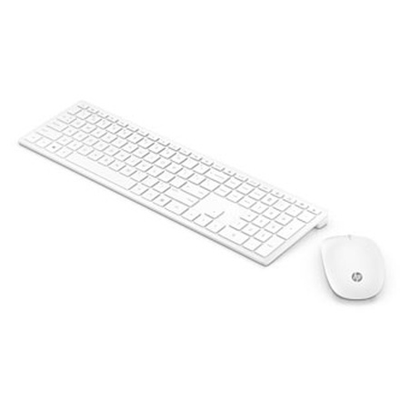 Papírenské zboží - HP Pavilion Wireless Keyboard and Mouse 800 (White), Sada klávesnice CZ, 2.4 [GHz], bezdr