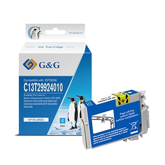 Papírenské zboží - G&G kompatibilní ink s C13T29924010, cyan, NP-R-2992C, pro Epson Expression Home XP-235,