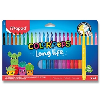 Papírenské zboží - Fixy MAPED Long Life 2.0 - 24 ks