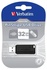 Papírenské zboží - 32 GB USB Flash 2.0, 11/8 MB/Sek., Nadelstreifen, VERBATIM, schwarz