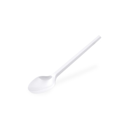 Papírenské zboží - Kávová lžička bílá (CPLA) -BIO- 12,5 cm [100 ks]