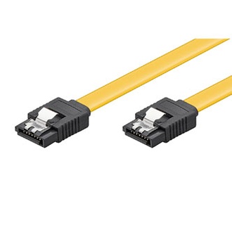 Papírenské zboží - Kabel k hardisku datový SATA, SATA M- SATA M, 0.5m, žlutý, 6 Gb/s