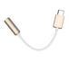 Papírenské zboží - USB-Kabel (2.0), USB C M- audio jack (3.5mm) F, 0.1m, reversible, gold, Apacer, box, DC150, APDC150C-1