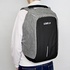 Papírenské zboží - Rucksack für Notebook 15,6&quot;, CHICAGO, grau aus Polyester, es ist nicht leicht auszurauben, Logo