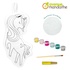 Papírenské zboží - Avenue Mandarine Friends to Paint Kreativset - Einhorn Simone